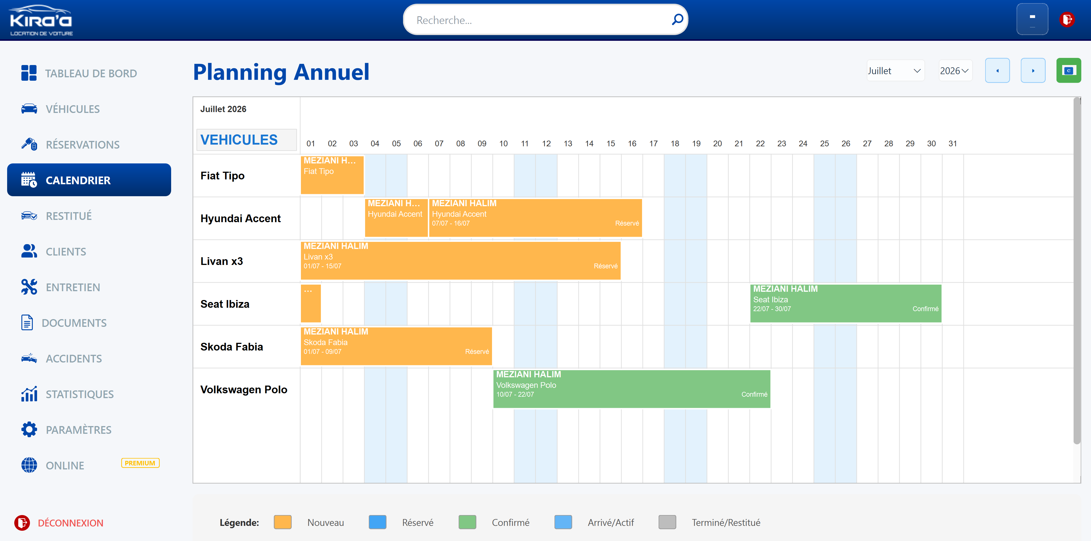 Calendrier